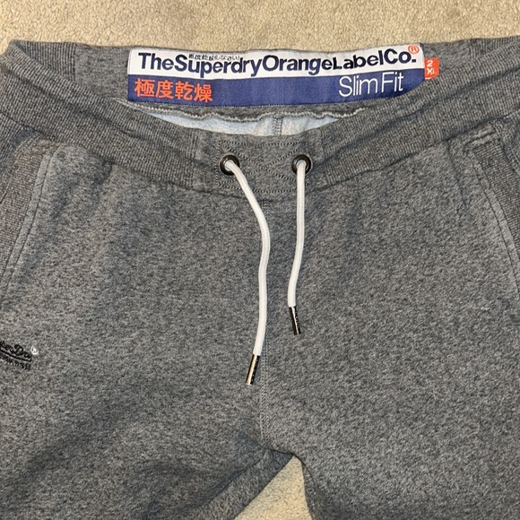 Superdry Orange Label Slim Fit 2XL DK GrayJog Pant - Picture 3 of 8